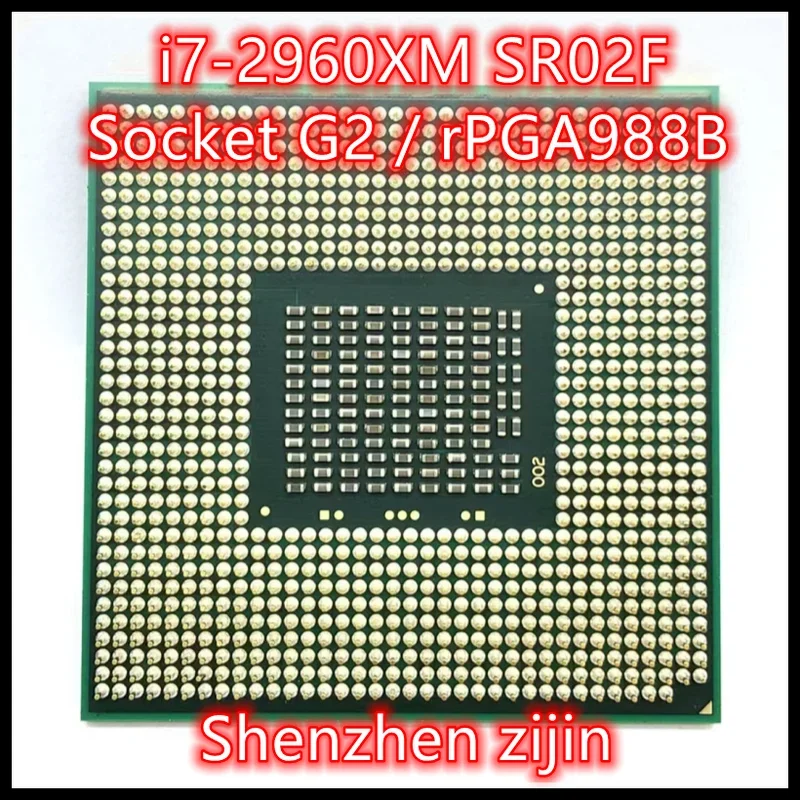 i7-2960XM i7 2960XM SR02F 2.7 GHz Quad-Core Eight-Thread CPU Processor 8M 55W Socket G2 / rPGA988B