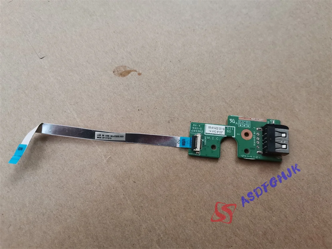 Genuine FOR Lenovo B590 Series 55.4YA02.001G Single USB Board w/ Cable  fully tested