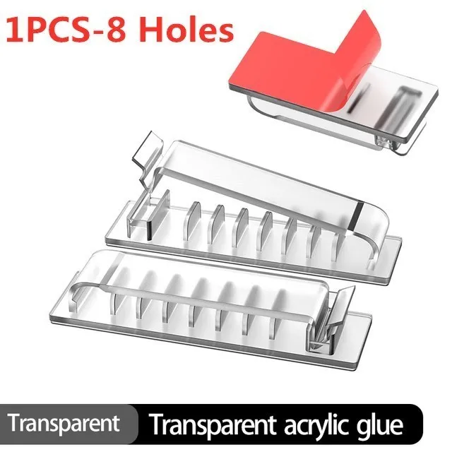 Kabelorganizer Snoerbeheer Draadhouder Flexibele USB-kabelhaspel Netjes siliconen clips voor muistoetsenbord Oortelefoonbeschermer