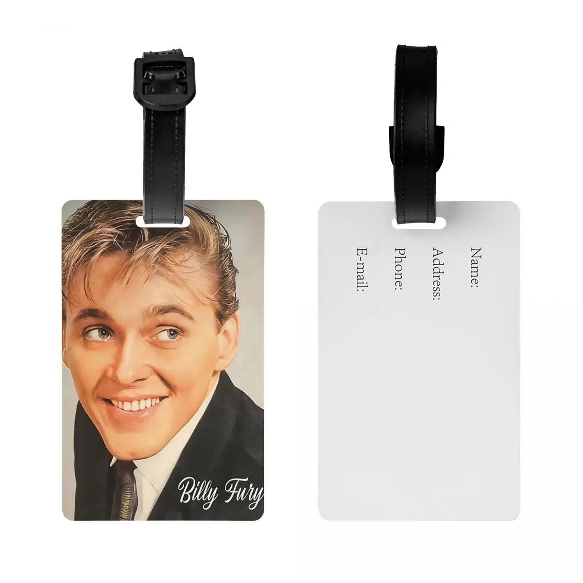 بيلي فيوري علامات الأمتعة حقيبة الملحقات السفر المحمولة الأمتعة الصعود علامة التسمية حامل معرف اسم العنوان #2