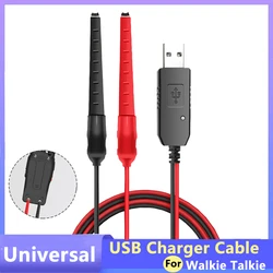 Walkie Talkie Universal Charger USB Cable 3.7-7.4V For Quansheng UV K5 K6 UV 5R Plus Baofeng UV 82 DM 1701 UV 17 Two Way Radio