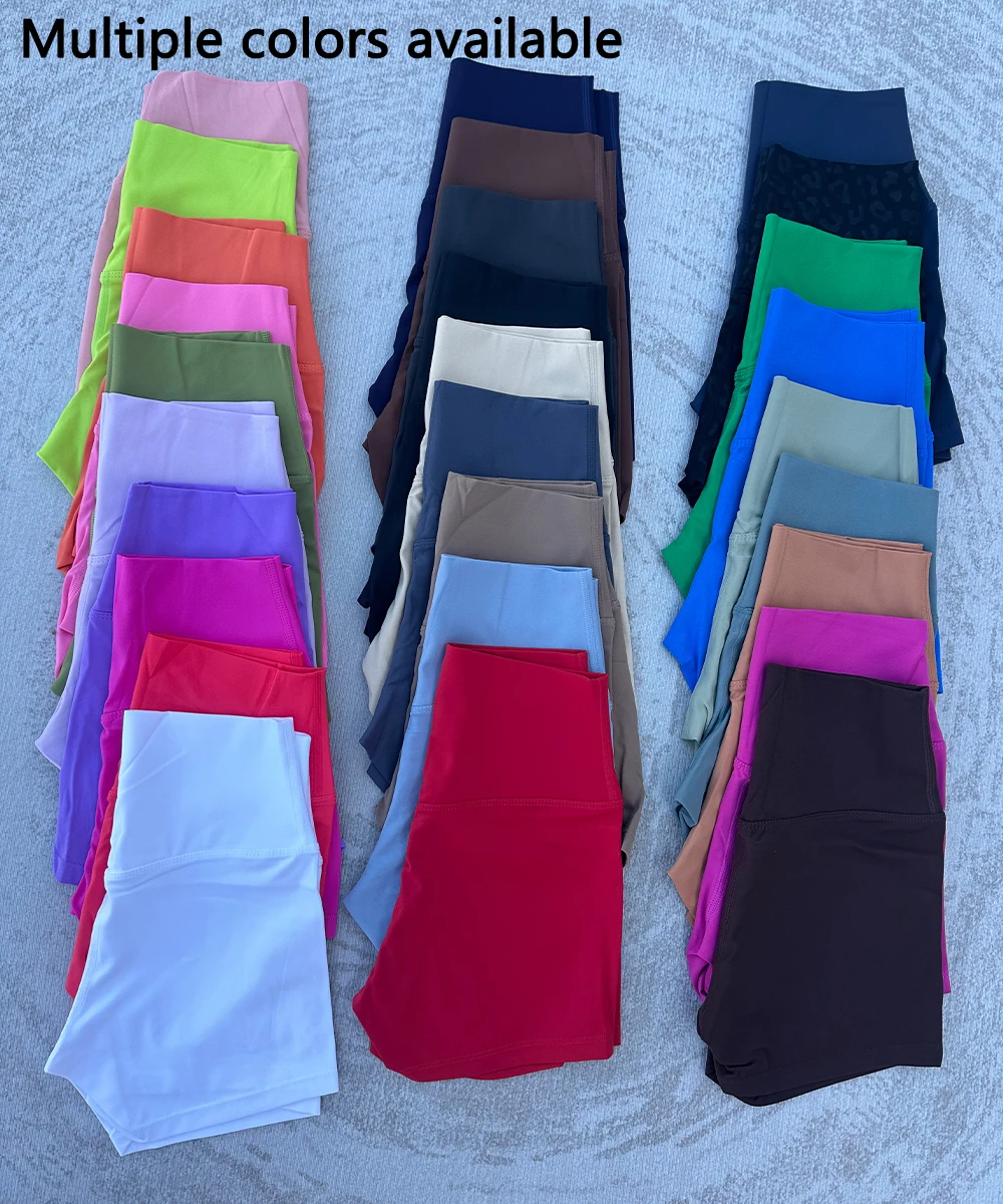 

Однотонные облегающие шорты для йоги с подъемом бедер для комплексных тренировок, спортивные шорты с высокой талией для тренировок по бегу