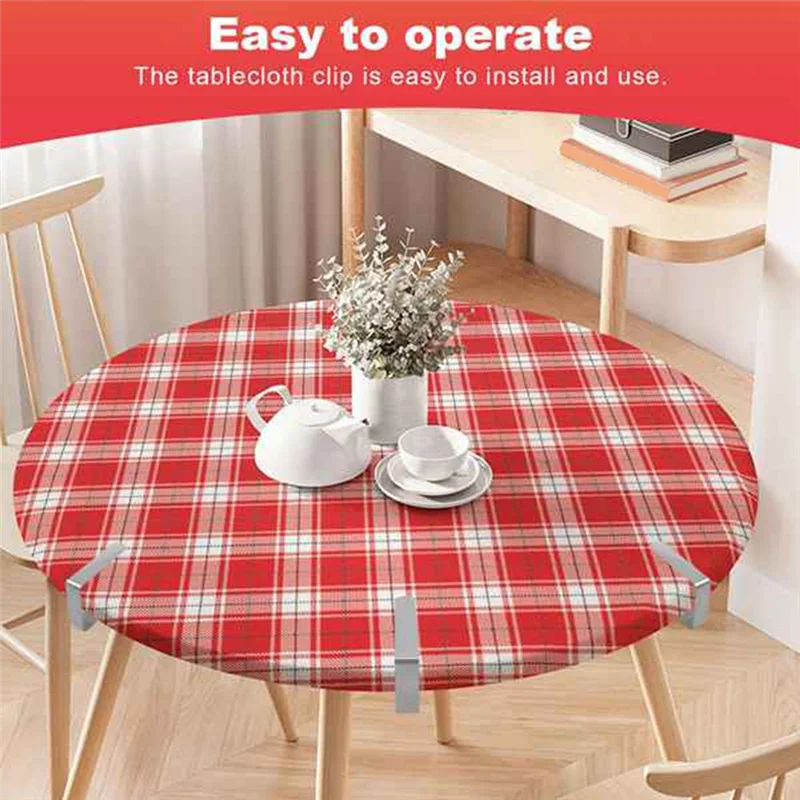 ABSE-10 Pack Tablecloth Clips For Folding Tables,Picnic Tablecloth Clips For Outdoor Tables,Table Skirt Clips For Camping