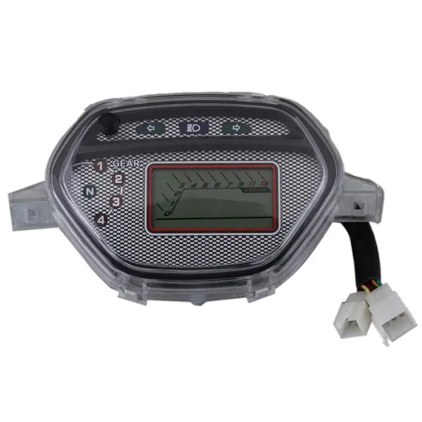 7 Colors Backlight ​LCD Speedometer Pnp ​DIGITAL METER Alpha for Honda Wave 100 Old/Ex5 Class/Wave Alpha 110 CX CD