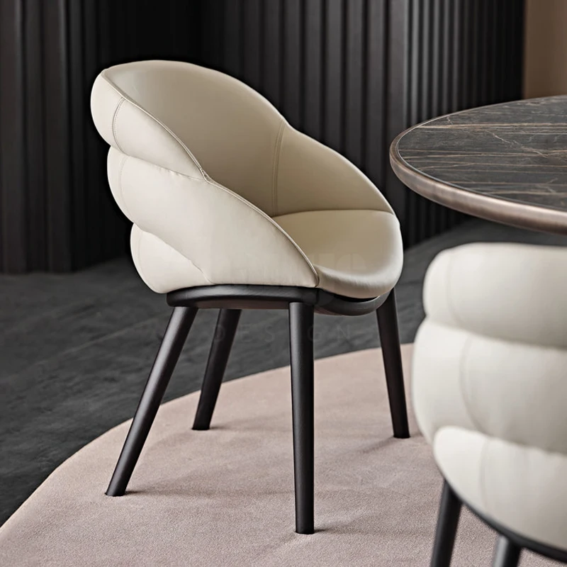 &c Factory Wholesale Nordic Modern Dining Room Furniture Nordic Restaurant Chair Faux Leather Dining Chair
