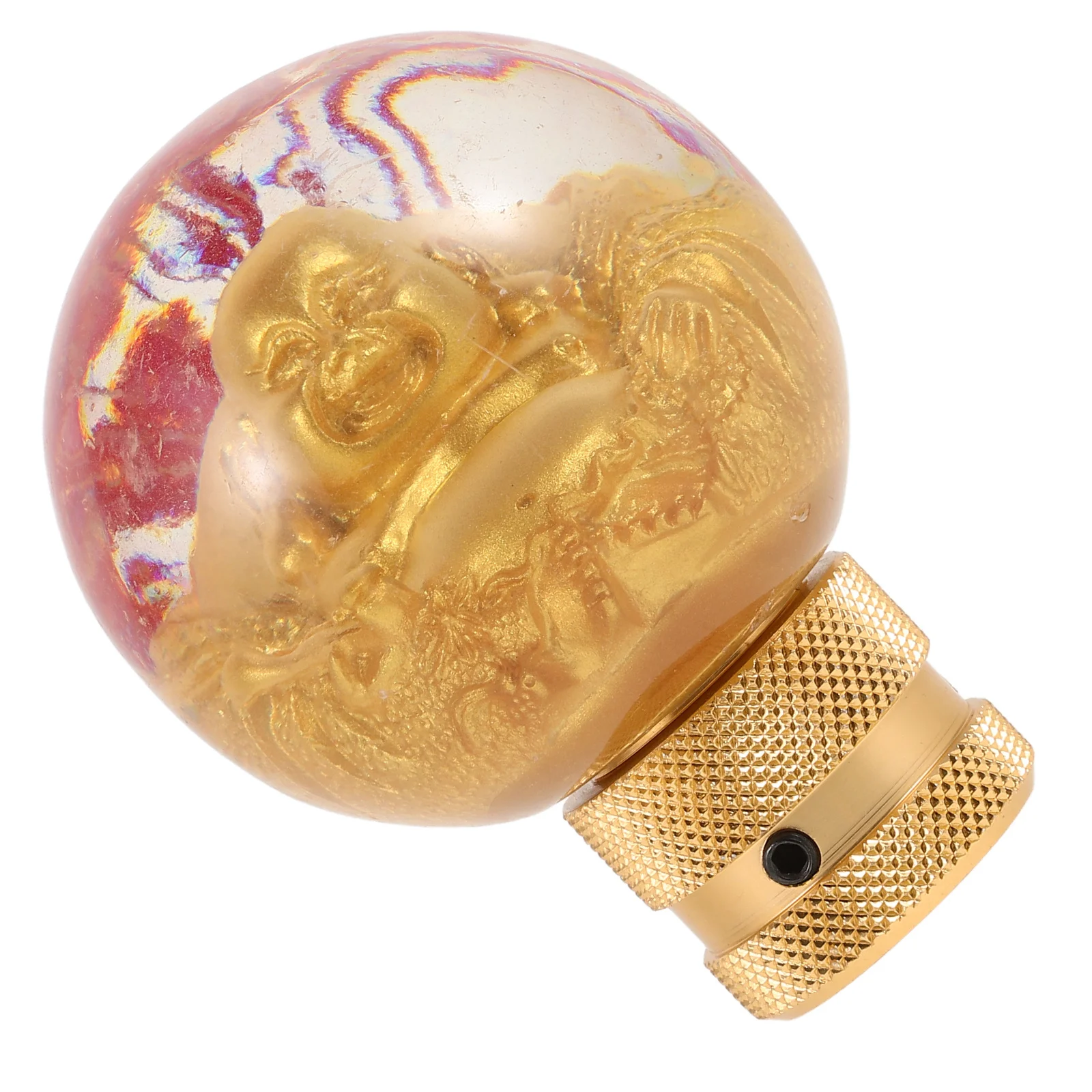 

Ball Shift Knob Universal Manual Gear Shifter Replacement Round Resin Skull Design Car Interior Decor Smooth Stick Shift