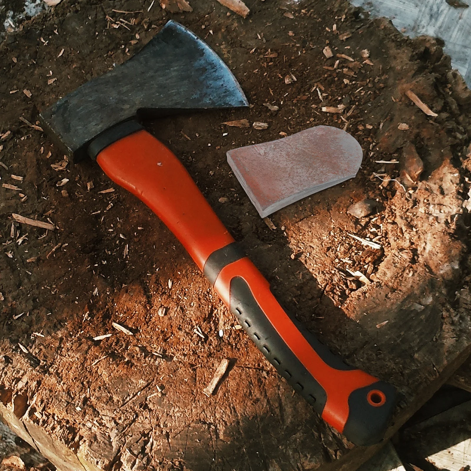 

6Pcs Garden Hoe Replacement Wedges Iron Farm Tool Handle Reinforcement Gardening Hoe Heads Soil Cultivation Equipment