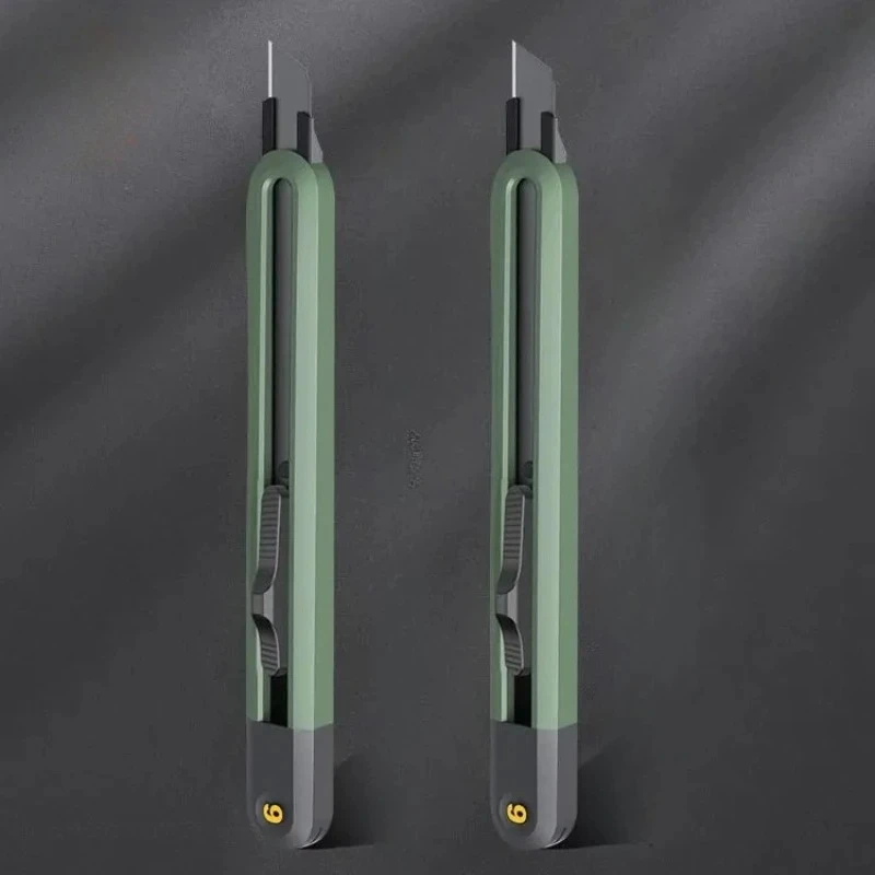 Mini Stretch Utility Tool Paper Cutters Carbon Steel Pocket Tool with Safety Lock Handicraft DIY Sharp Pocket Knife Tool