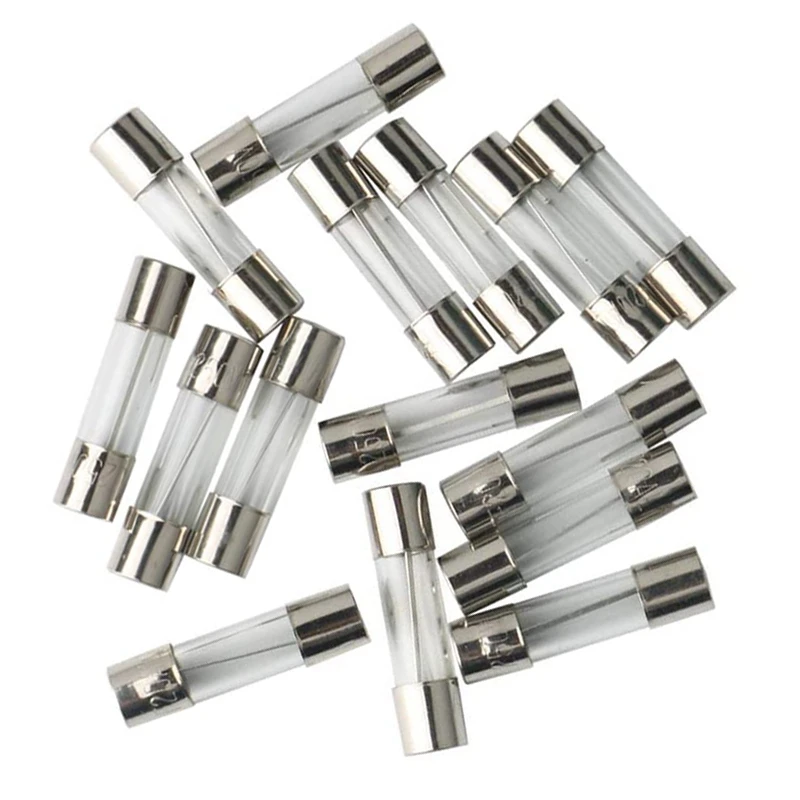 150Pcs 5X20 Fast-Blow Glass Tube Fuses Car Glass Tube Fuses Assorted Kit