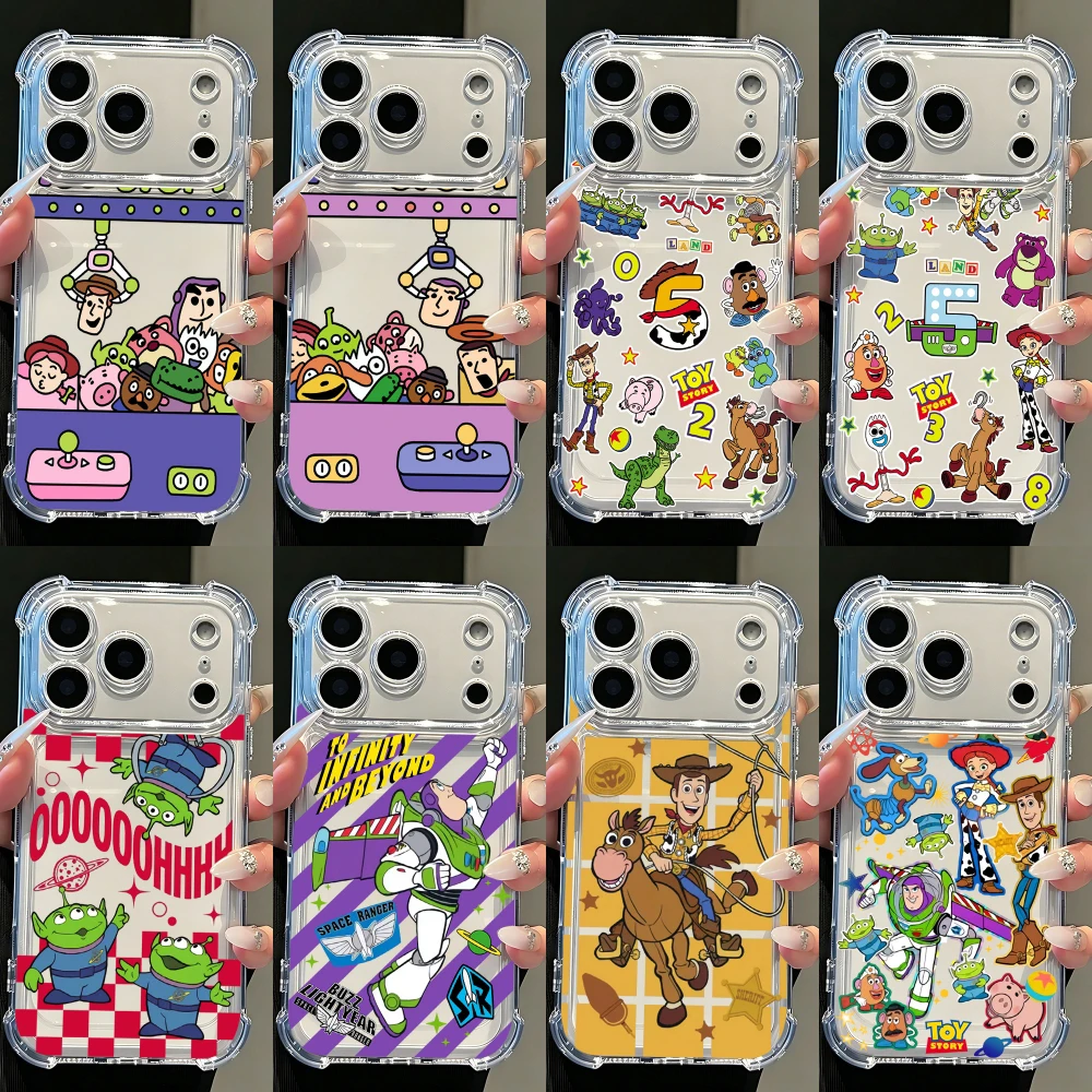 Toys Storys Phone Case For Samsung Galaxy S26 S25 S24 S23 S22 S21 S20 Edge FE Ultra Plus 4G 5G Anti Fall Clear TPU Cover