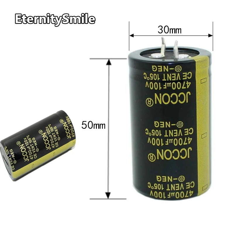 4700UF Capacitor 100V4700UF 30x50mm Super Capacitor 4700UF100V Electrolyte Capacitor 30x50mm Oxygen Capacitor 100V