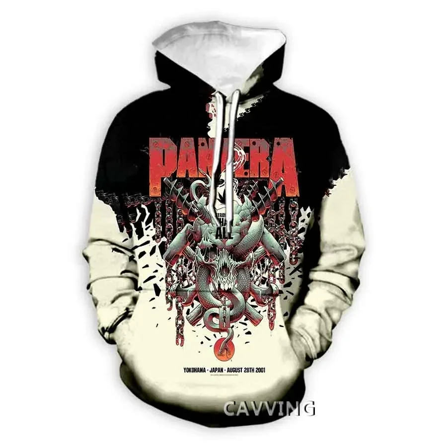 Pantera Band 3D Printed Fashion Hoodies Hooded Sweatshirts Harajuku Hoodie Sweatshirts Tops Clothing for Women/men