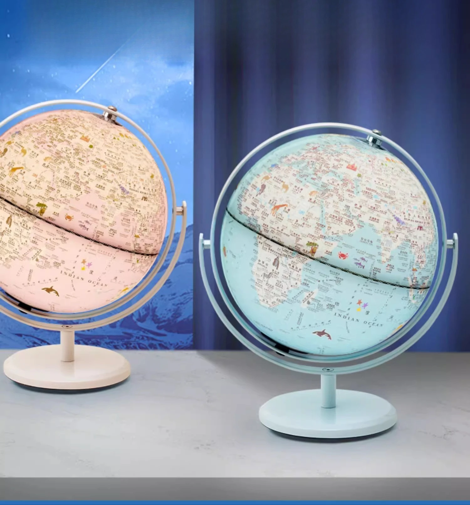 

Beidou Gemini point reading globe intelligent voice AR globe 3d three-dimensional children and toddlers