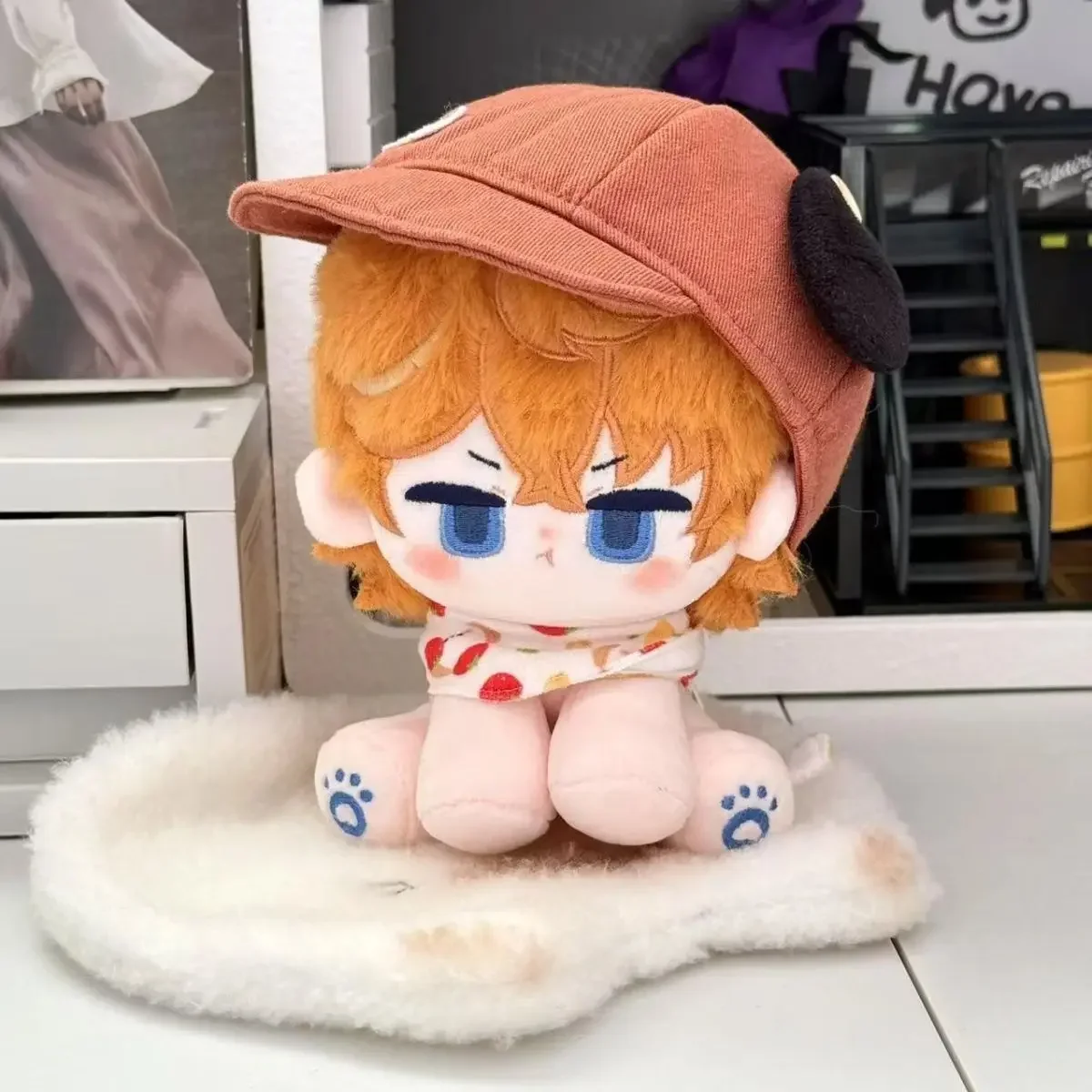 Anime 15CM Genshin Impact Tartaglia peluche poupée présente figurines Cosplay attribut rembourrage jouet pour enfants cadeau de noël