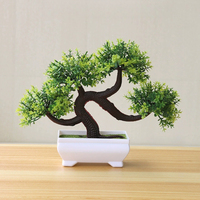 Artificial Plants Simulated Potted Dragon Whisker Tree Bonsai Green Plant For Office Desktop Decoration Home Creative Decoration
