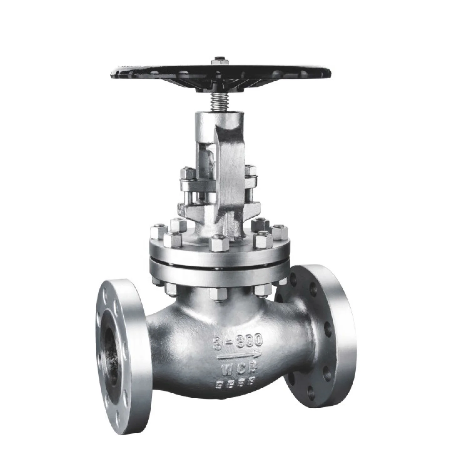 

API carbon steel WCB dn125 5inch flange 600lbs metal seal globe valve manufacturer