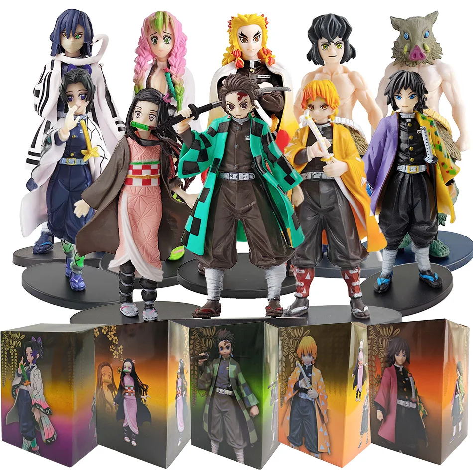 Official Demon Slayer Anime Figure High-Quality Character Model Collectible Statue PVC Gift for Fans