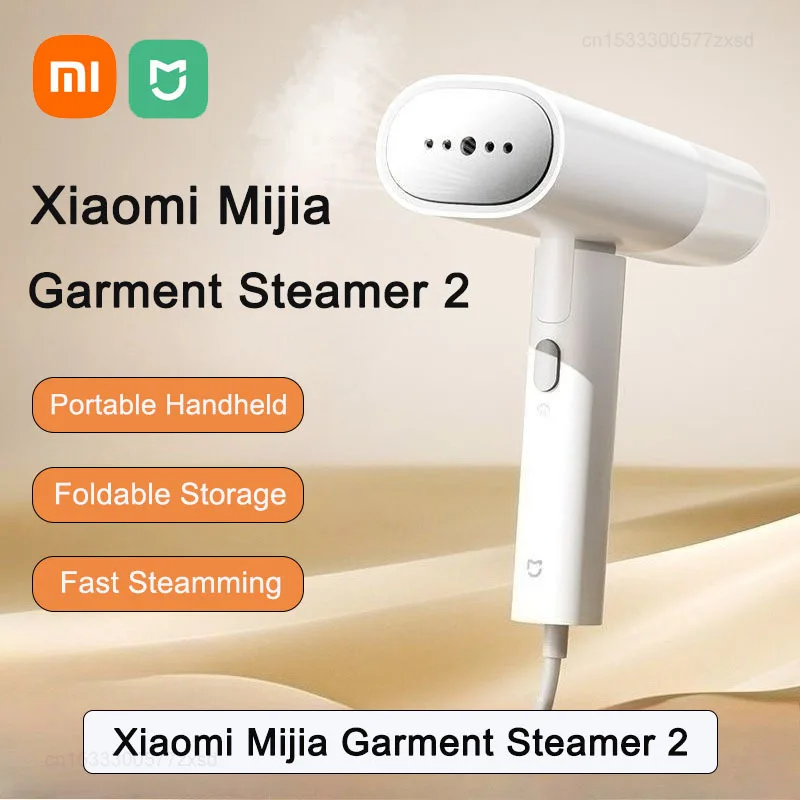 

Оригинальный отпариватель для одежды Xiaomi Mijia 2, ручной отпариватель для одежды, портативный складной отпариватель для путешествий, бытовая техника