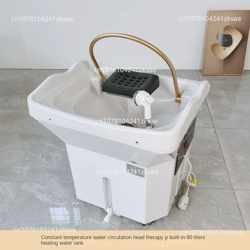 

Movable head therapy device water circulation fumigation, no need to connect to the water shampoo basin