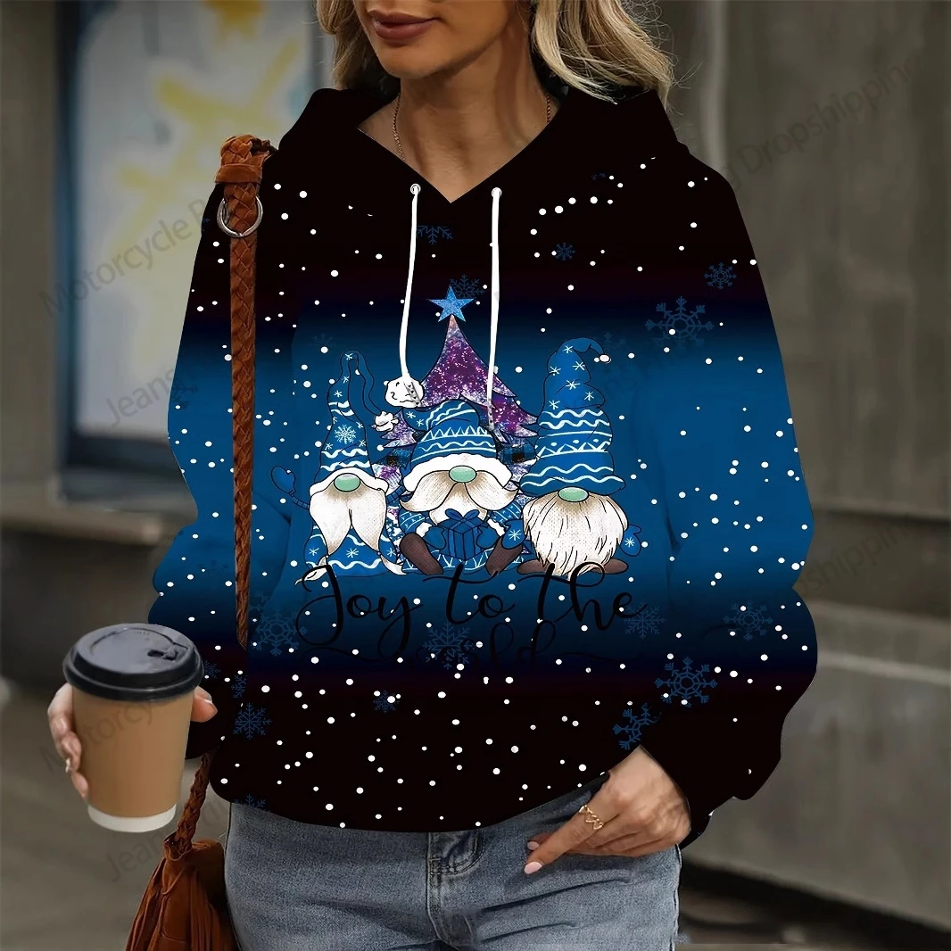 Christmas Snowman Sweatshirt Christmas Spirit 3d Print Hoodie Men Women Fashion Oversized Hoodies Women Sweats New Year Coat