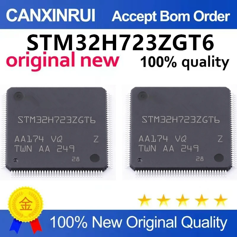 （5pcs-10pcs）Brand new original STM32H723ZGT6 LQFP-144 ARM Cortex-M7 32-bit microcontroller