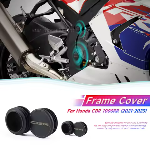 CBR1000RR Motorcycle Frame Hole Cover Dustproof waterproof Cover For Honda CBR 1000 RR 1000RR 2021 2022 2023 Frame Caps Plug