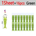 1 Sheet Green S