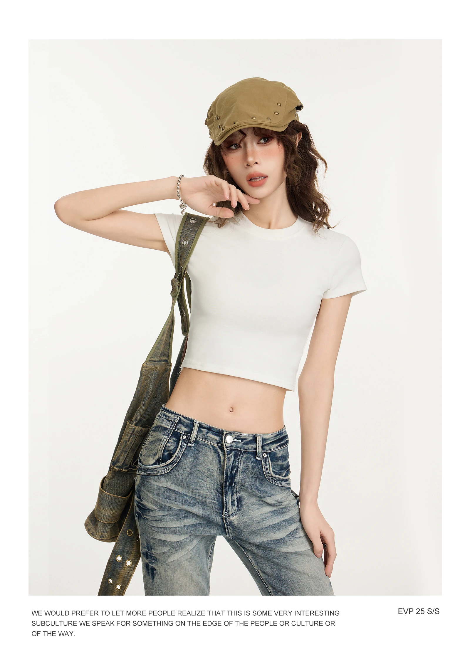Crop Top Women Custom LOGO Free Print  Short Sleeve  Solid Slim Fit Crew Neck Tee Basic Skinny Tight Casual Workout Yoga Tshirt image 3