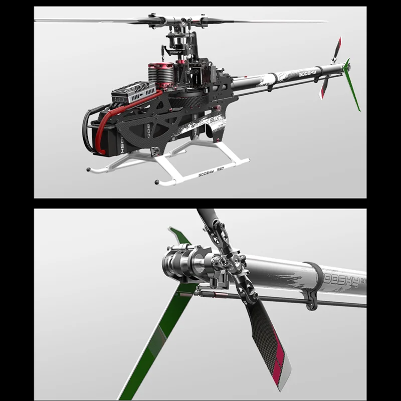 GOOSKY RS7 Ultra 700 RC Hubschrauber Professioneller 3D-Stunt-Hubschrauber mit Verbessertem Hauptgetriebe RC-Hubschrauber Kindergeschenke