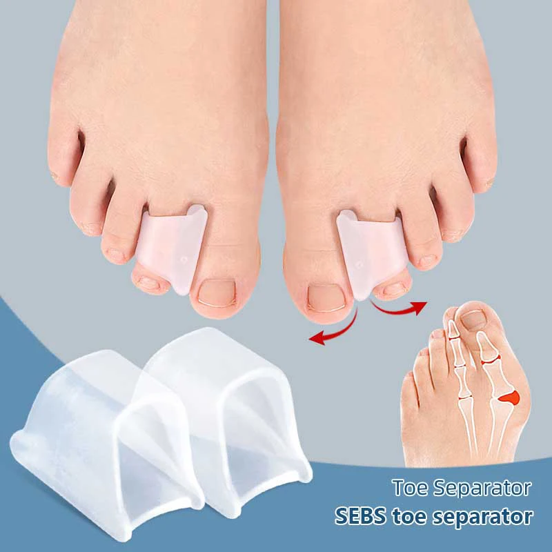 Martelo Toe Straightener para Curled Crooked Bent e Garra Toes, Toe Lift, Toe Dica Almofada, Foot Care Tool, Corrector, 2pcs