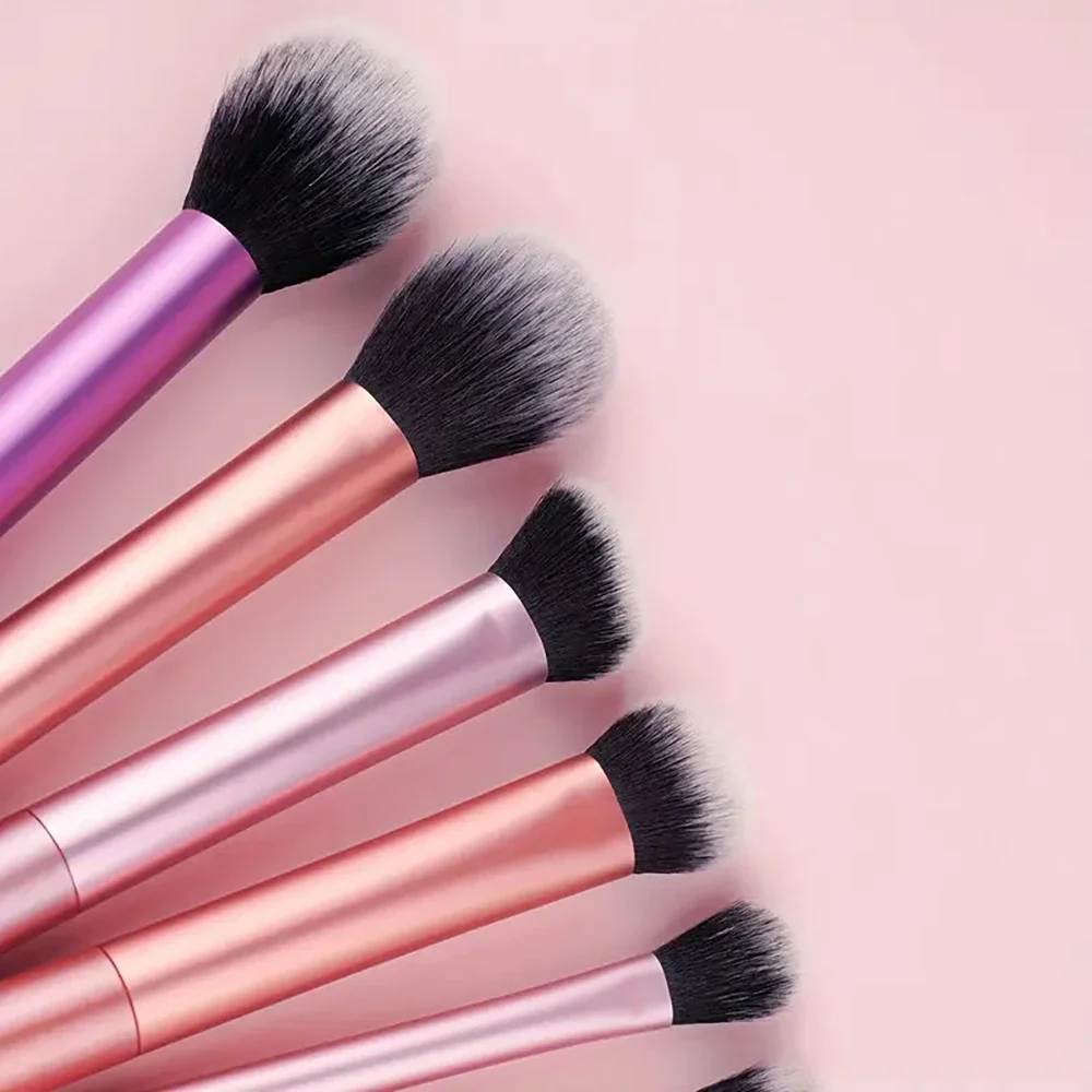 Set di pennelli per trucco professionale da 8 pezzi: ideale per fondotinta/blush/altaluminante/ombretto/miscela Kabuki