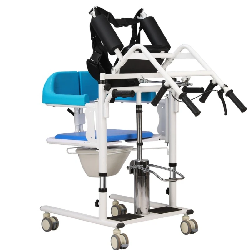 

Bedridden patient lift-free multi-functional disabled toilet bath chair elderly care lift shifter