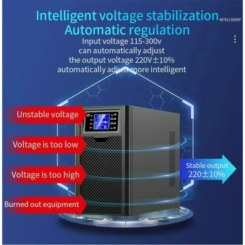 3KVA على الانترنت UPS 3kw 2700 واط موجة جيبية نقية المنزل الطبية 0 مللي ثانية العاكس UPS 3000VA UPS إمدادات الطاقة غير المنقطعة