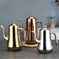 1L/2L/2.5L Nordic Style Stainless Steel Teapot Large-Capacity Boiling Water Kettle Scented Tea Make Tea Pot With Filter Tea Set