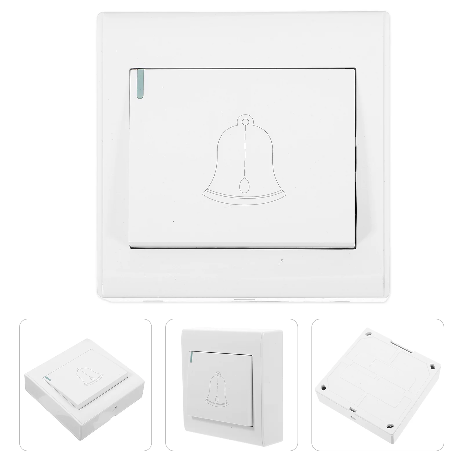 Placa de pared de salida de interruptor de timbre para sistema de Control de acceso, cubierta de botón de alta potencia