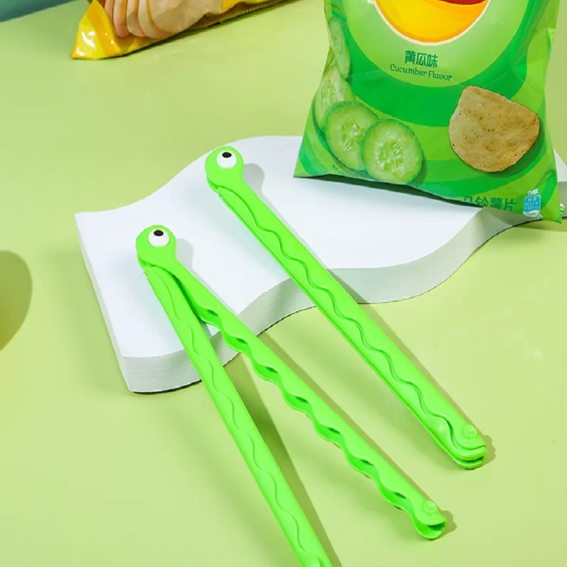 Creative Crocodile Food Bag Sealing Artifact Sealing Clip Kitchen Food Bag Moisture-proof Fresh-keeping Clip Strip Snack Clip