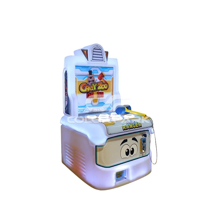 

Машина новейшей серии Super Ranger Whack a Mole Game Аркадная игра с монетоприемником для детей