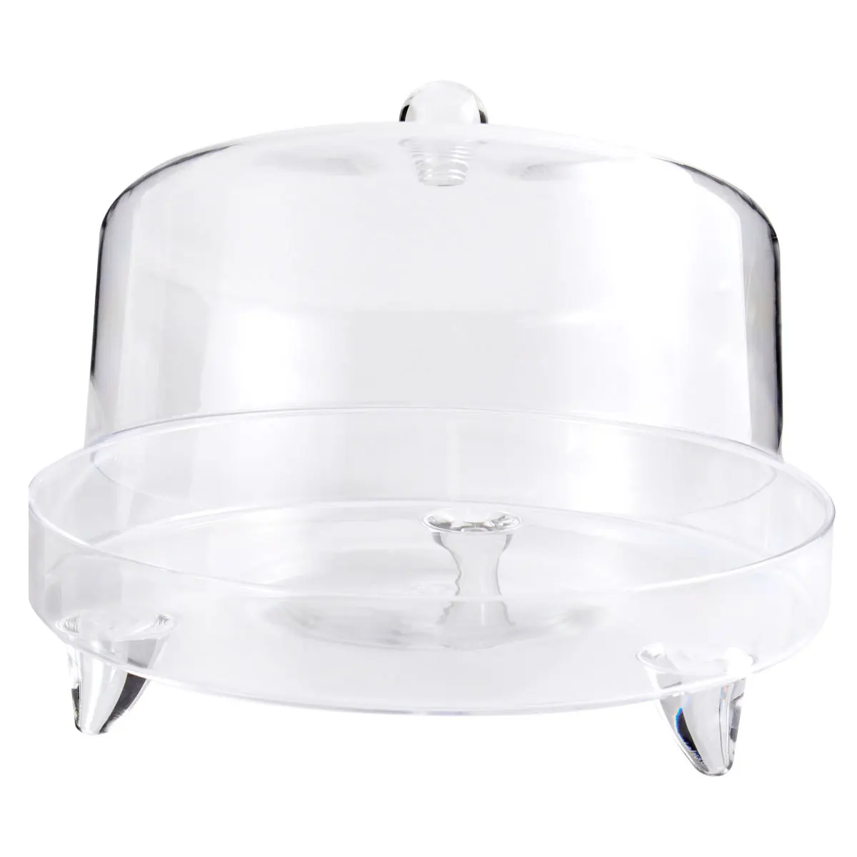 

1Pcs Acrylic Food Cover Transparent Plastic Dust-Proof Protective Cover for Cake Storage Buffet Home Use