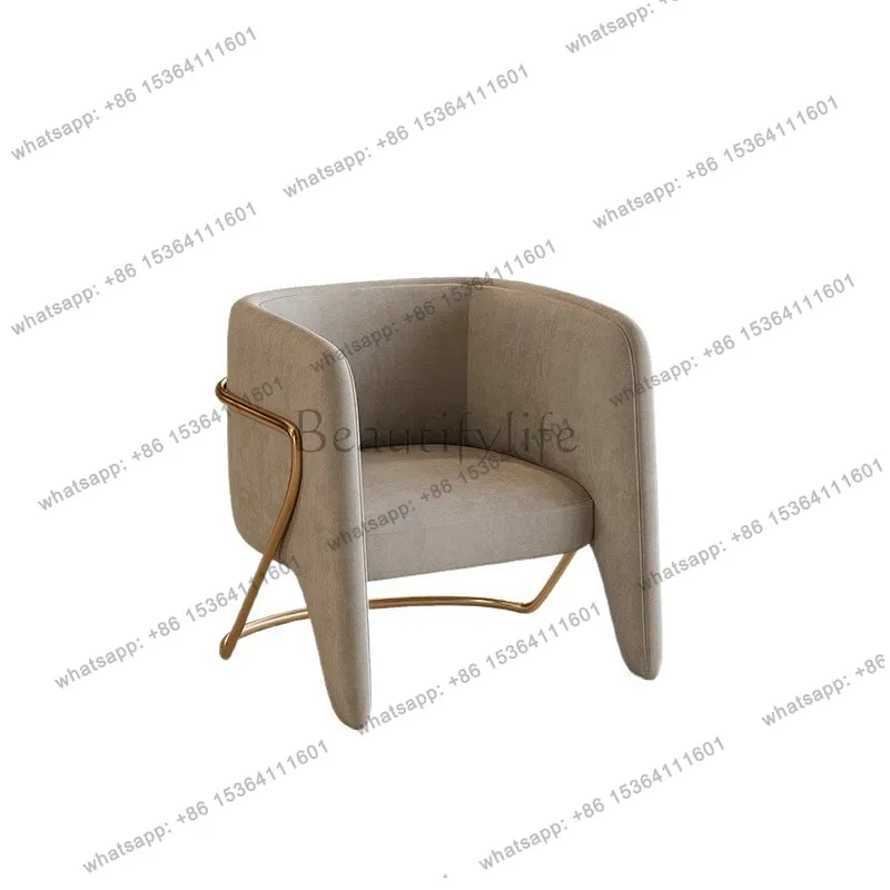 LS Nordic Hotel B & B rock slab sofa wrought iron reception chair nail salon set