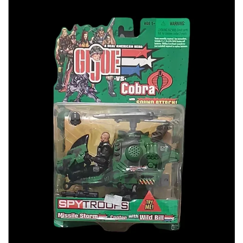 Original Hasbro G.I.JOE CLASSIFIED SERIES Missile Storm Copter with Wild Bill Action Figure Model Toys