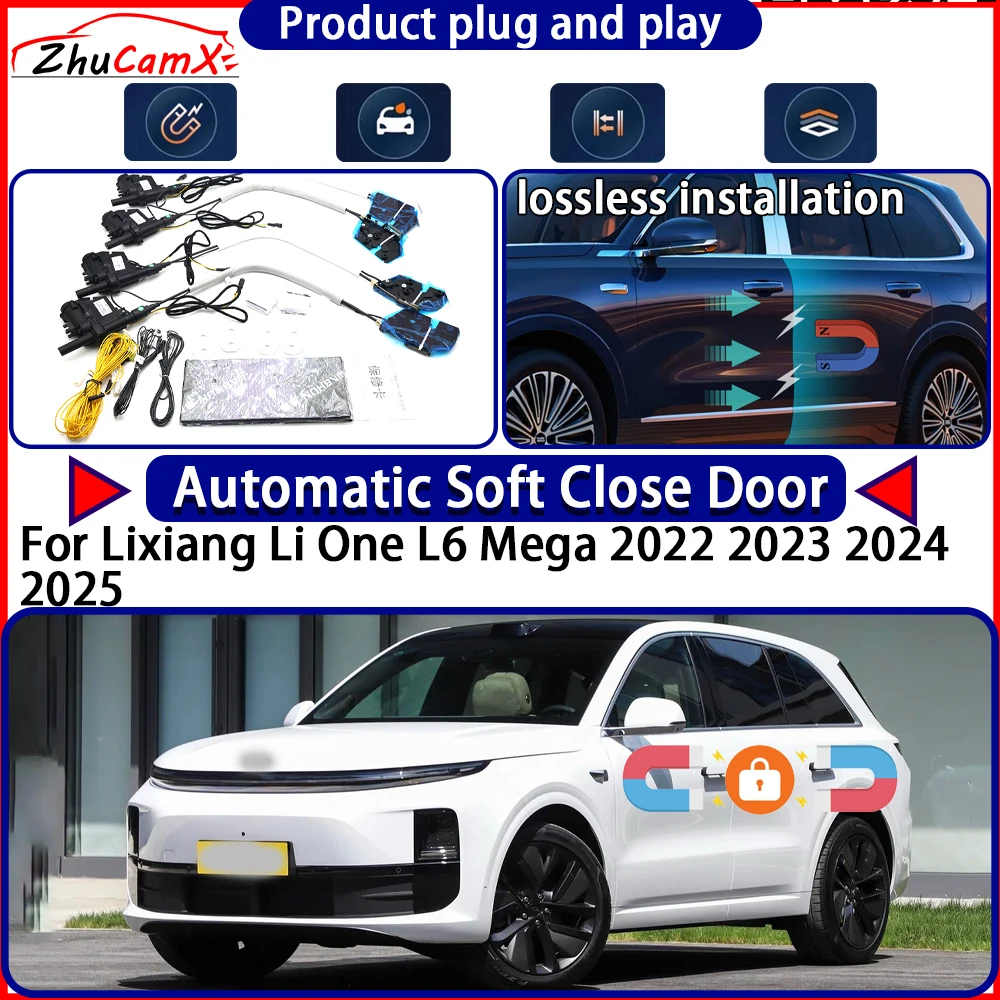 Door Lock Actuator for Lixiang Li One L6 Mega 2022 2023 2024 2025 Soft Close Door Power Latch System Auto Pull Door Easy Close
