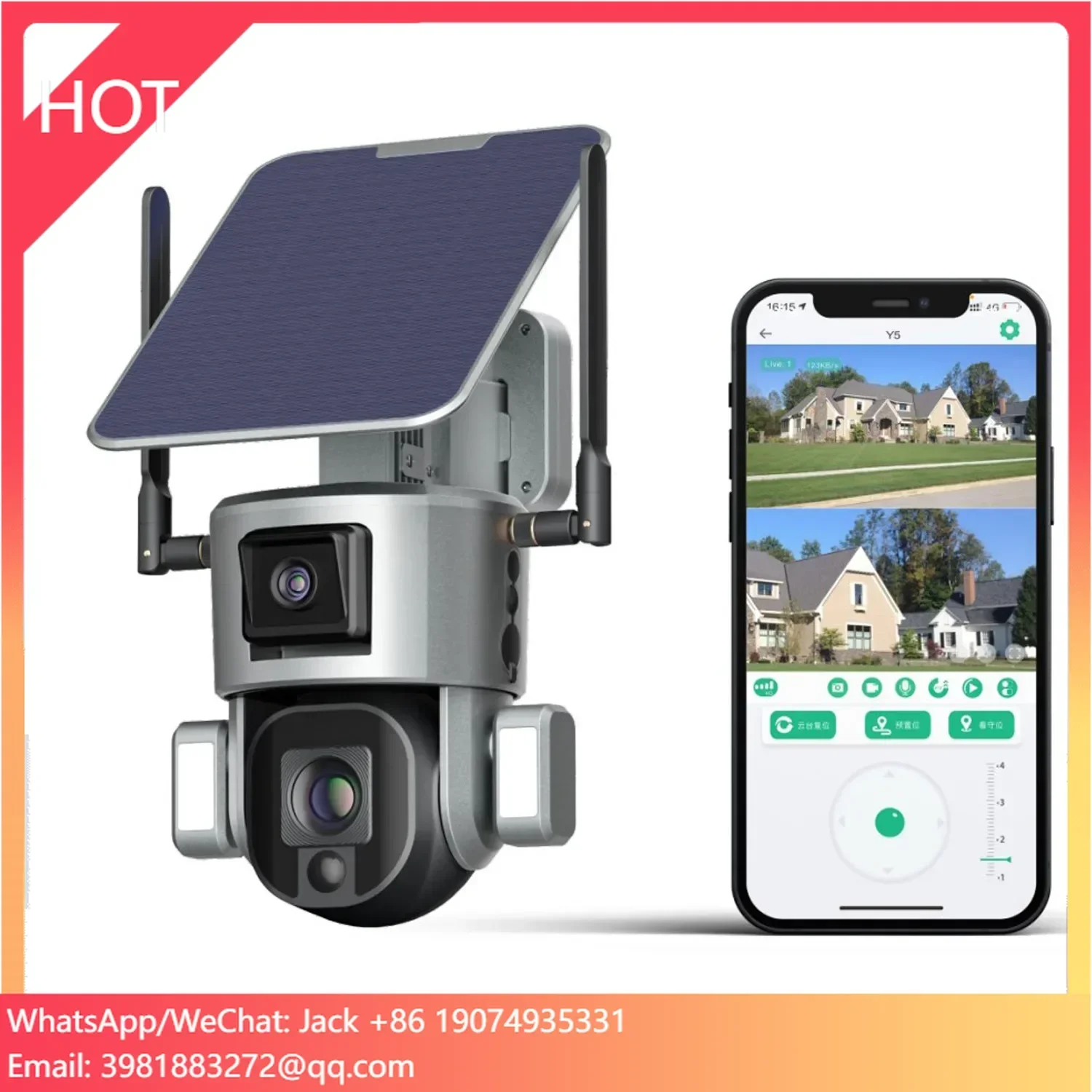 กล้องวงจรปิด CCTV กลางแจ้งแบบกันน้ำ 6MP รองรับซิม 4G จำนวน 20 ตัว พร้อมแผงโซลาร์เซลล์และ NVR สำหรับระบบรักษาความปลอดภัยภายในอาคาร รองรับ WIFI ได้ พร้อมใบรับรอง FCC