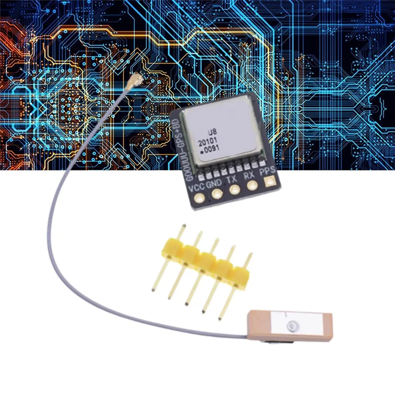B47C نظام الملاحة لتحديد المواقع عبر الأقمار الصناعية U8 GPS + BDS وحدة الوضع المزدوج + هوائي التحكم في الطيران لاستبدال NEO-M8N NEO-6M
