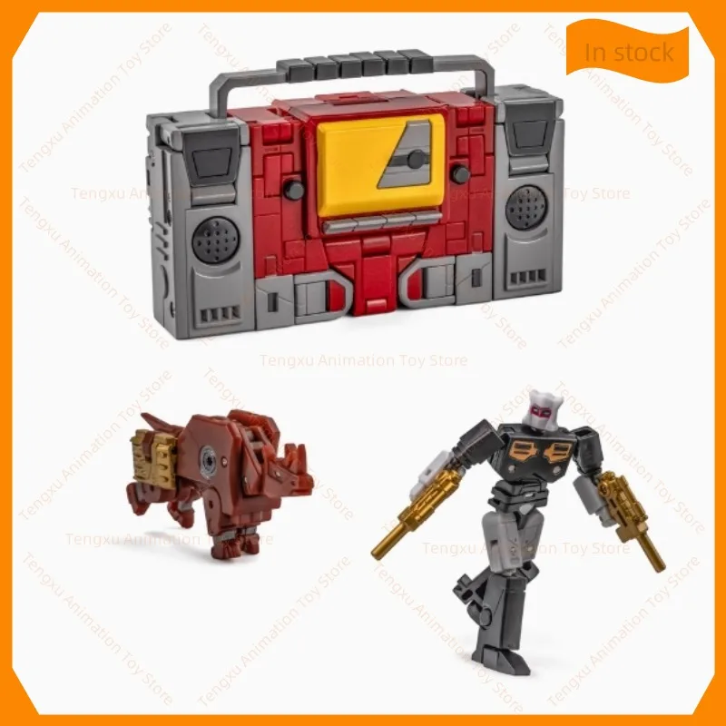 【شحن على مدار 24 ساعة】 ألعاب متحولة NA H62 Blaster Louie G1 مجسم حركة صغير الحجم مع صندوق