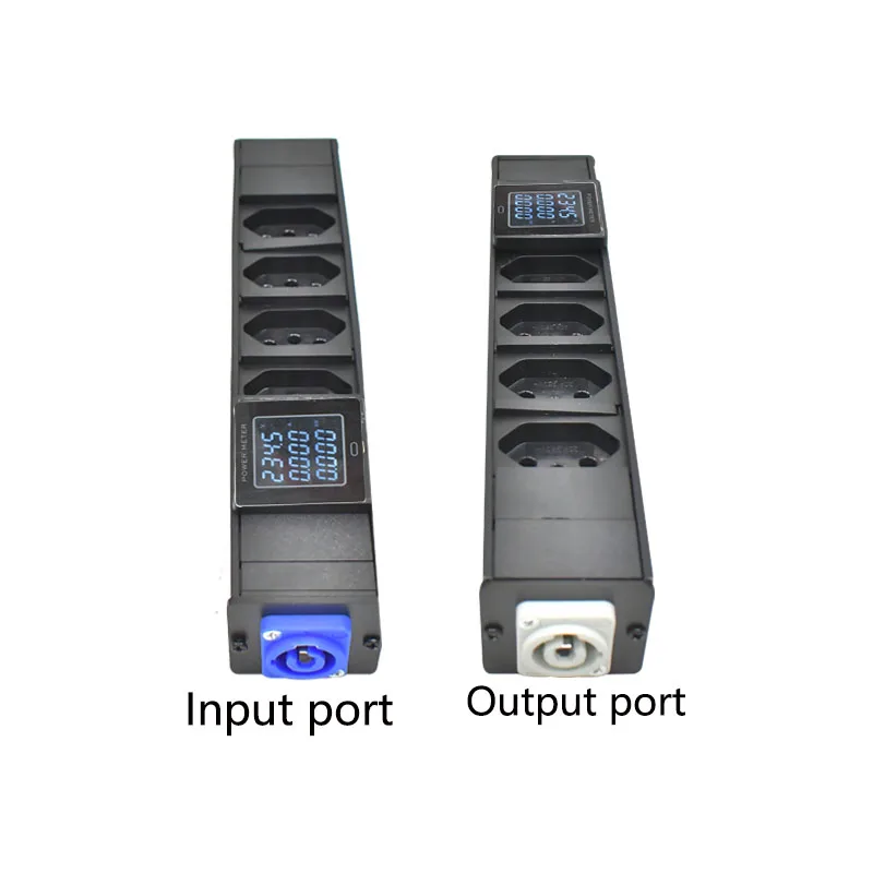 PDU powerFlat noodles distribution unit aviation input and output port EXTENDER1-15AC Brazil socket with ammeter wireless socket