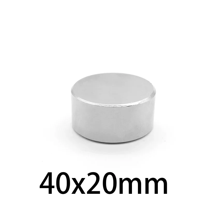 

40x20mm N35 Round Super Strong Neodymium Magnet Rare Earth 40x20mm Permanet Powerful Magnets 40*20mm