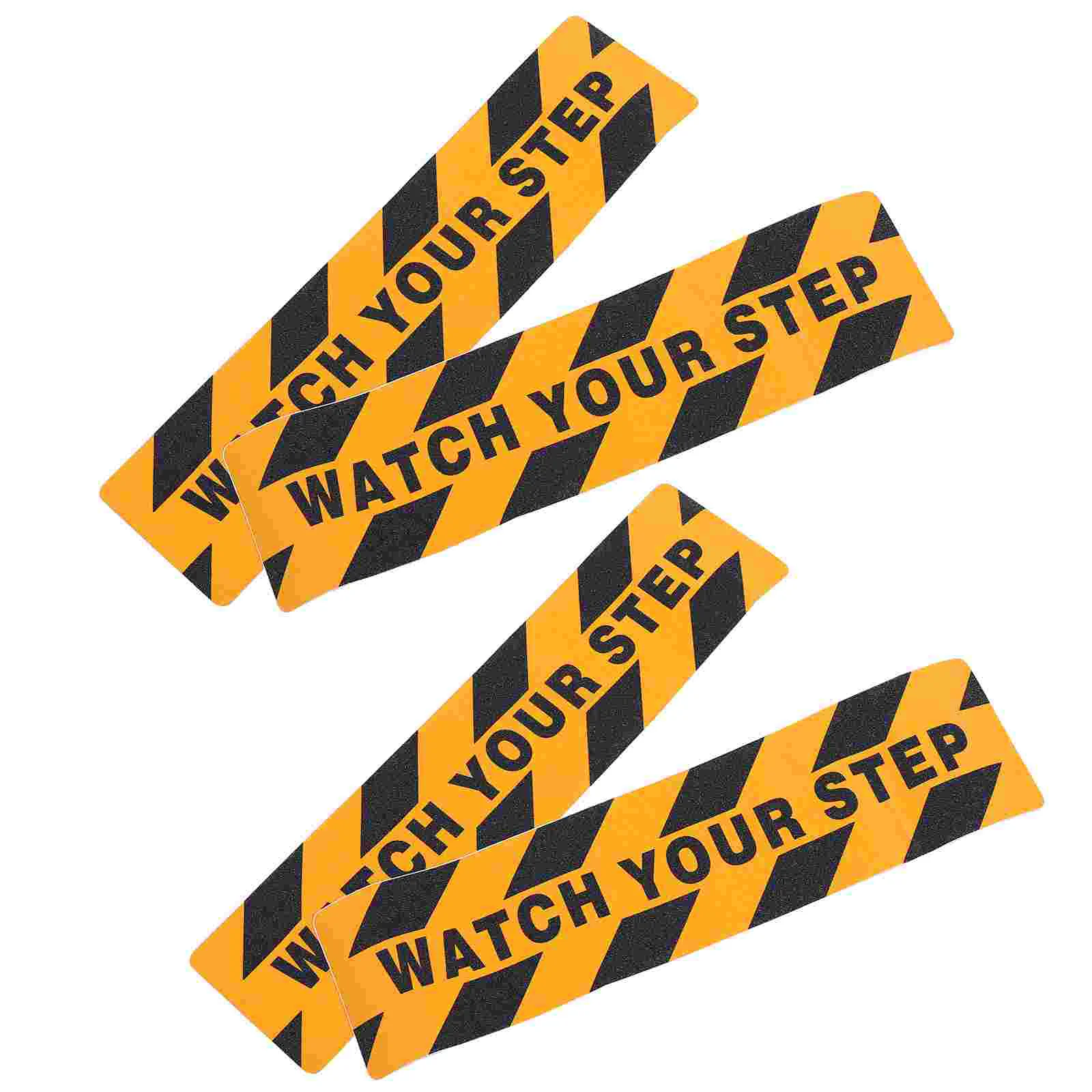 4 Pcs Non-slip Stickers for Steps Warning Decals Anti-slip Walkway Sand Non-skid The Pet Caution