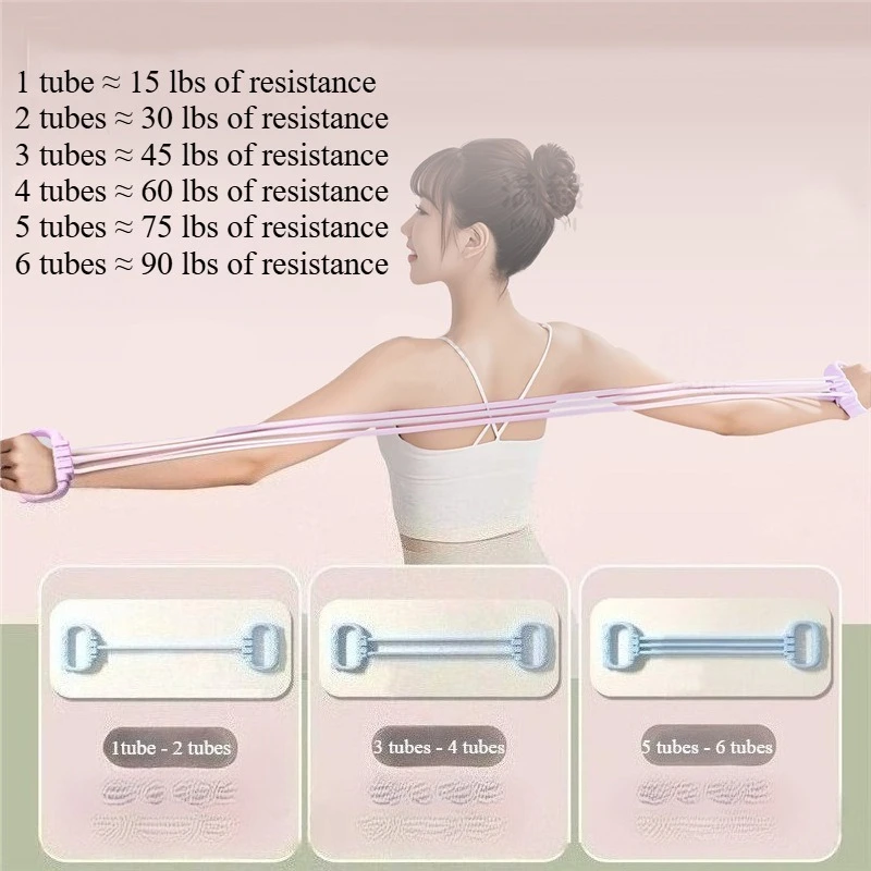 6-Level Adjustable Resistance Stretch Band
