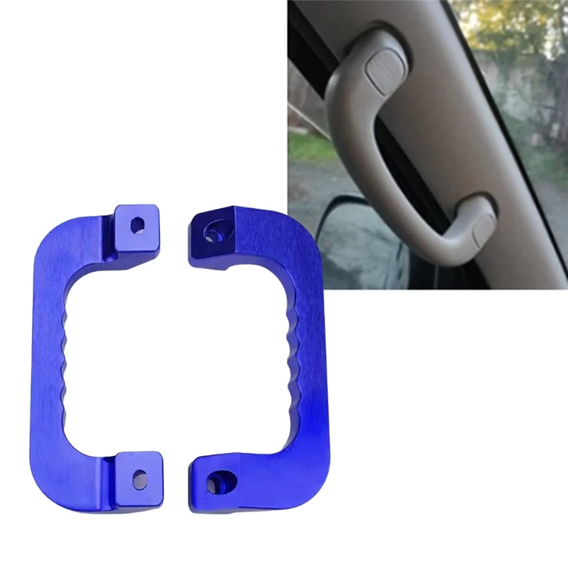 

For Toyota Hiace 2005-2018 Car Door Armrest Handrail Cover Aluminum Alloy Armrest Grab Handle