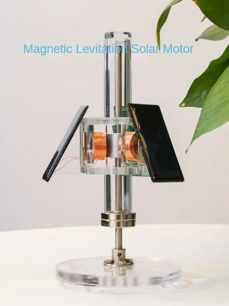 Maglev solar motor, three-sided vertical brushless motor DIY